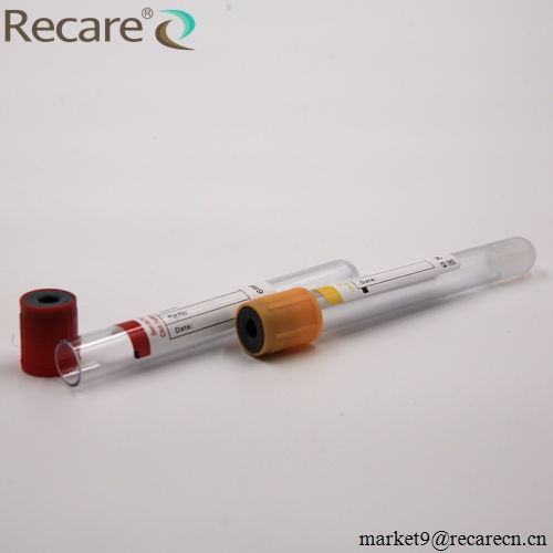 clot tube blood Collection Tube PET glass Clot Activator